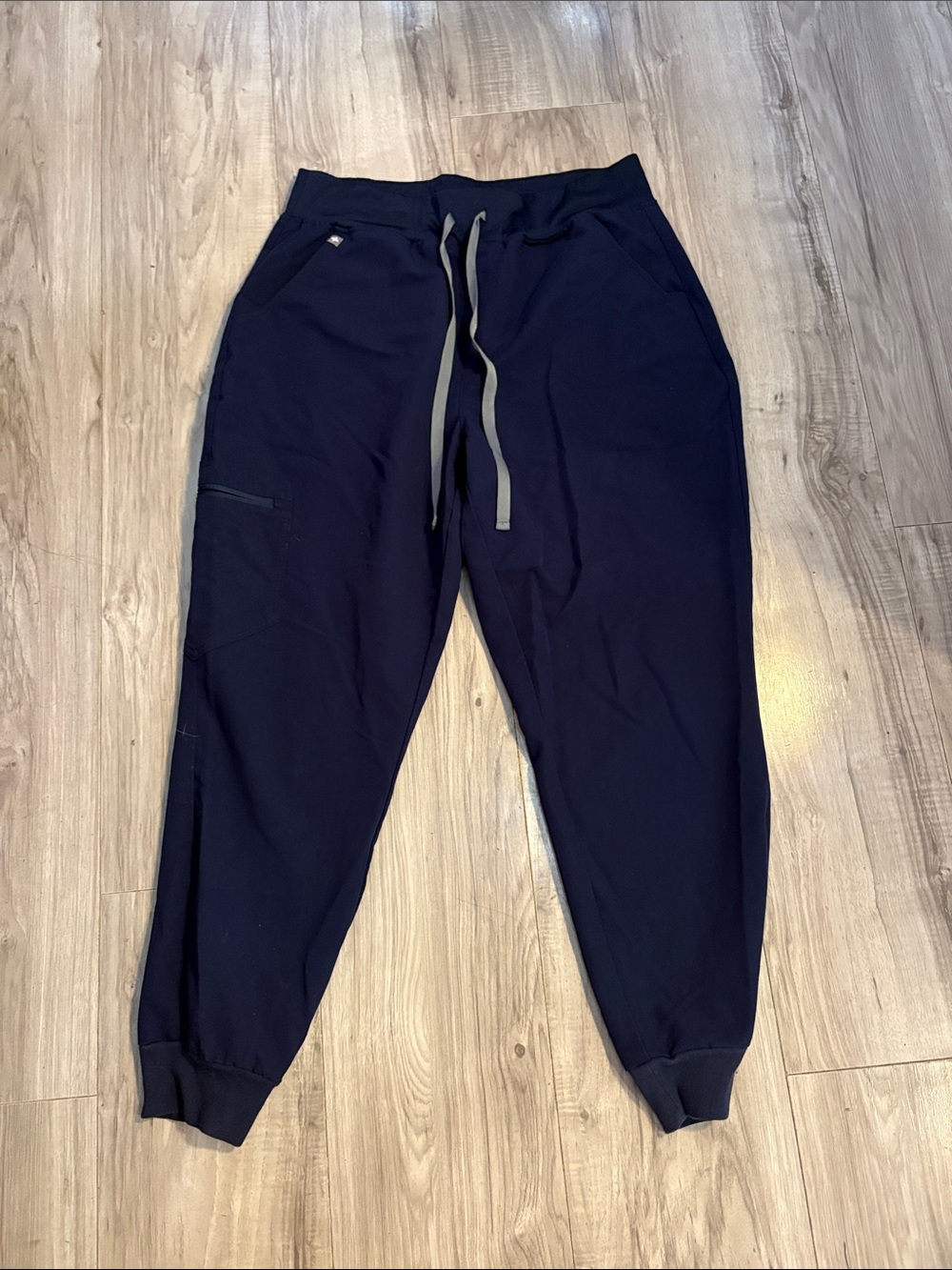 Figs Women Navy Drawstring Scrub Pants